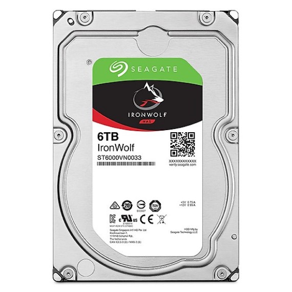 Ổ CỨNG HDD SEAGATE IRONWOLF 6TB 3.5